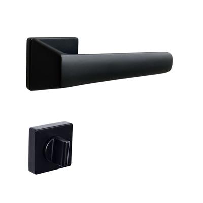 Concordıa Rozetli Kapı Kolu Takımı Siyah Renk