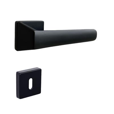 Concordıa Rozetli Kapı Kolu Takımı Siyah Renk