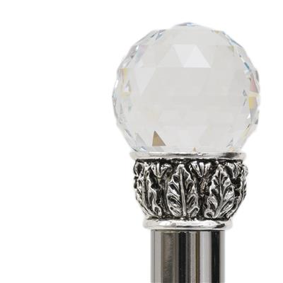 Cs W20 Crystal Siyah/Gümüş Kristal Başlıklı Ayakkabı Çekeceği