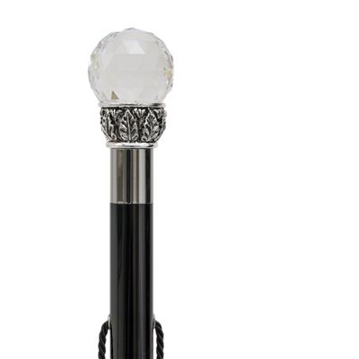 Cs W20 Crystal Siyah/Gümüş Kristal Başlıklı Ayakkabı Çekeceği