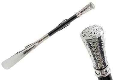 Cs W34 Fıocco Siyah/Gümüş Klasik Ayakkabı Çekeceği