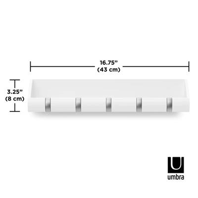 Cubby Beyaz 5li Askılık Ve Düzenleyici