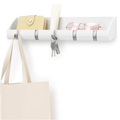Cubby Beyaz 5li Askılık Ve Düzenleyici