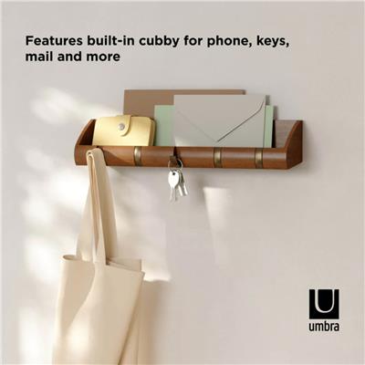 Cubby Ceviz Rengi Askılık Ve Ddüzenleyici