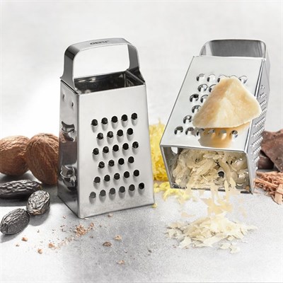 Cubı Mini Dört Yönlü Rende Paslanmaz Çelik 7,5 Cm