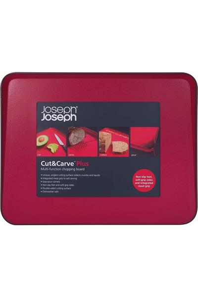 Cut&Carve Plus Büyük Kesme Tahtası - Kırmızı