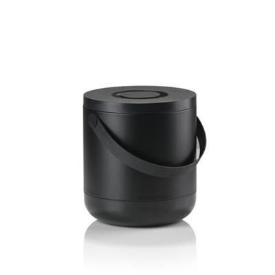 Dairesel Atık Çöp Kutusu 15 L Siyah