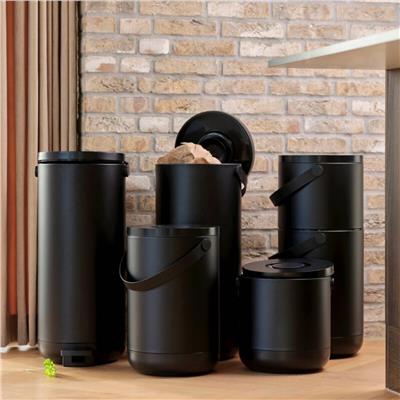 Dairesel Atık Çöp Kutusu 15 L Siyah