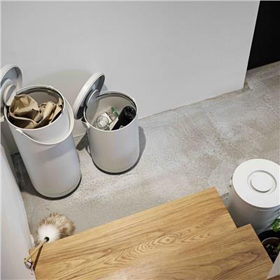 Dairesel Atık Çöp Kutusu 15 L Siyah