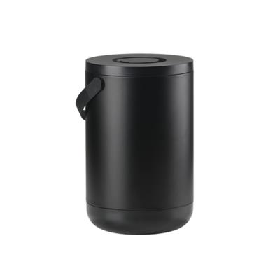 Dairesel Atık Çöp Kutusu 22 L Siyah