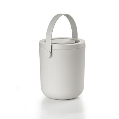 Dairesel Atık Çöp Kutusu 3 L Sıcak Gri