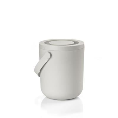 Dairesel Atık Çöp Kutusu 3 L Sıcak Gri