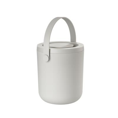 Dairesel Atık Çöp Kutusu 3 L Sıcak Gri