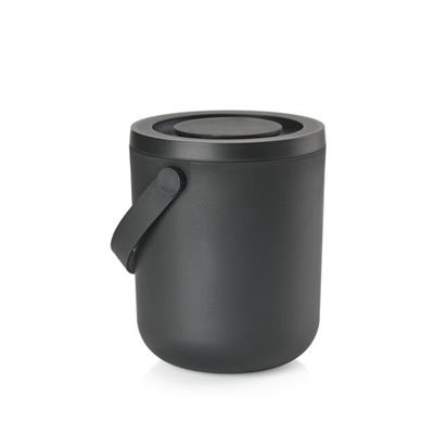 Dairesel Atık Çöp Kutusu 3 L Siyah