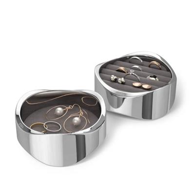 Dalgalı Mücevher Düzenleyici Krom 11x10 cm