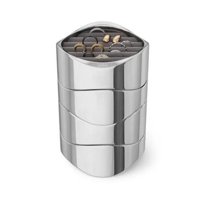 Dalgalı Mücevher Düzenleyici Krom 11x10 cm