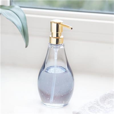 Damla Sıvı Sabunluk 280 mL Gold Renk Pompalı