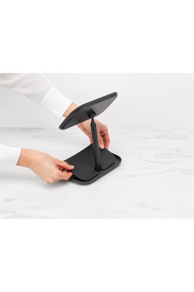 Dark Grey Ayaklı Masa Aynası 12,6Cmx20Cmx28,3Cm