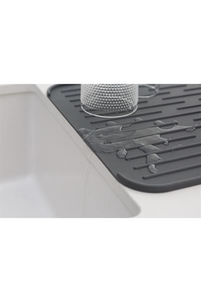 Dark Grey Silikon Bulaşık Kurutma Matı