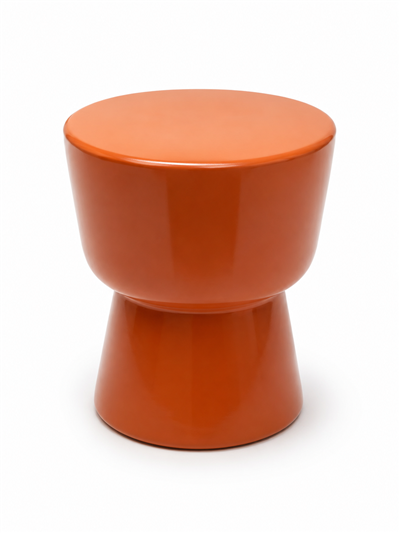 Dekoratif Lounge Yan Sehpa Terracotta Çap 36 cm