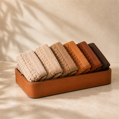 Deri Dikdörtgen Tepsi Terracotta
