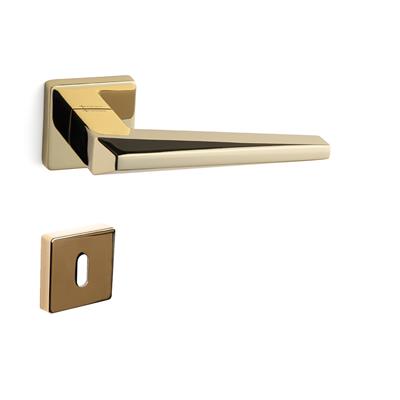 Dıago Rozetli Kapı Kolu Takımı Altın Rengi