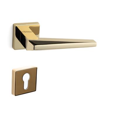 Dıago Rozetli Kapı Kolu Takımı Altın Rengi