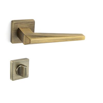 Dıago Rozetli Kapı Kolu Takımı Antik Rengi