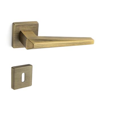 Dıago Rozetli Kapı Kolu Takımı Antik Rengi