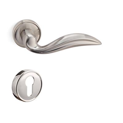 Dıana Rozetli Kapı Kolu Takımı Saten  Renk