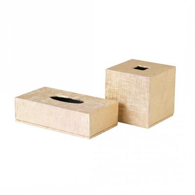 Dikdörtgen Cleanex Kutusu Gold 26X14X9H