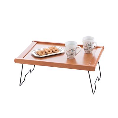 Doğal Renk Ahşap Yatak Keyif Tepsisi