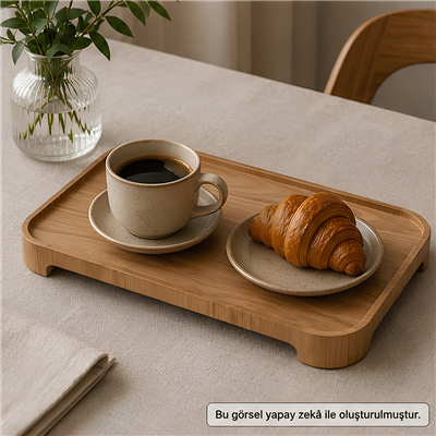 Doğal Söğüt Ağacı Sunum Tahtası - Small - 40 x 24 cm
