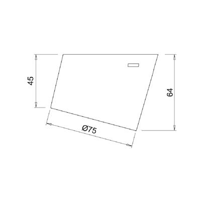 Dolap Altı Aydınlatması İçin Led Armatür Schuko Soketli - Unıka D-M Sck 4,5W 24Vdc F19
