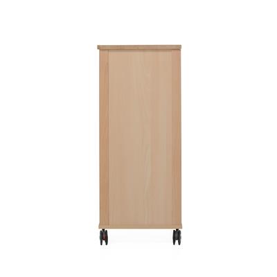 Domestik Yeni Ahşap Mutfak Arabası  Doğal Renk