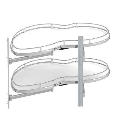 Döner Tablalı Körköşe Mekanizması (Fasulye) Sağ Krom Renk