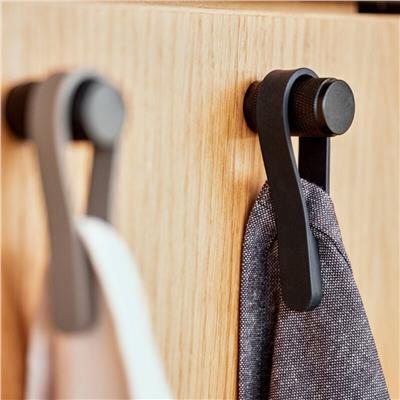 Döngü Mıknatıslı Havlu Askısı 2 Adet Siyah