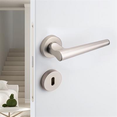 Donıt Rozetli Kapı Kolu Takımı Saten Renk