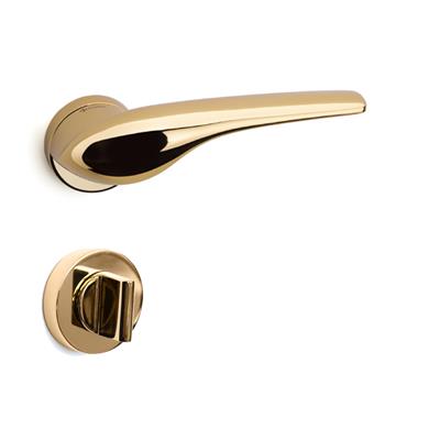 Dorıs Rozetli Kapı Kolu Takımı Altın Renk