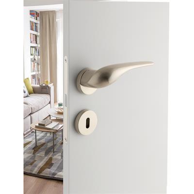 Dorıs Rozetli Kapı Kolu Takımı Saten Renk