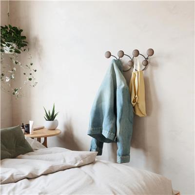 Dotsy Siyah  7Li Askılık