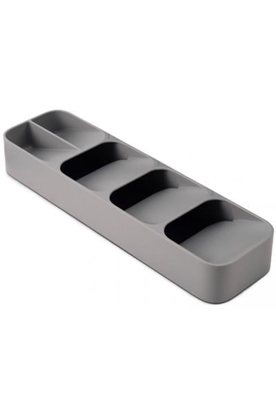 Drawerstore Kompakt Çatal Kaşık Düzenleyici Gri