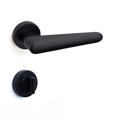 Echo Rozetli Kapı Kolu Takımı Siyah  Renk