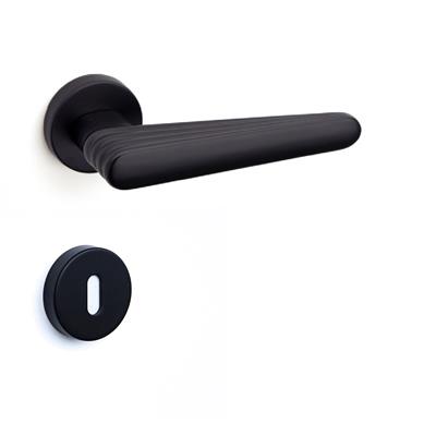 Echo Rozetli Kapı Kolu Takımı Siyah  Renk