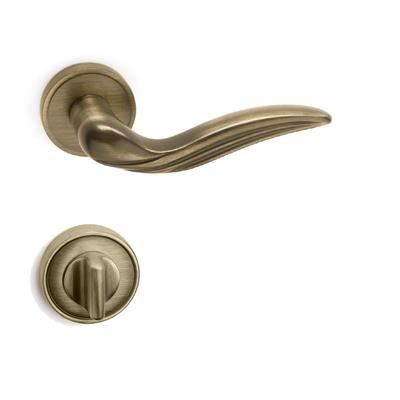 Elara Rozetli Kapı Kolu Takımı Antik Renk