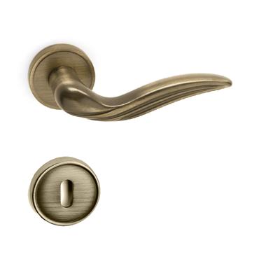 Elara Rozetli Kapı Kolu Takımı Antik Renk