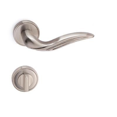 Elara Rozetli Kapı Kolu Takımı Saten Renk