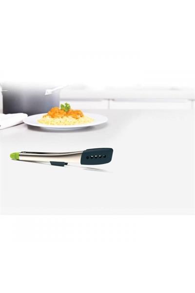 Elevate Silikon Maşa - Gri/Yeşil