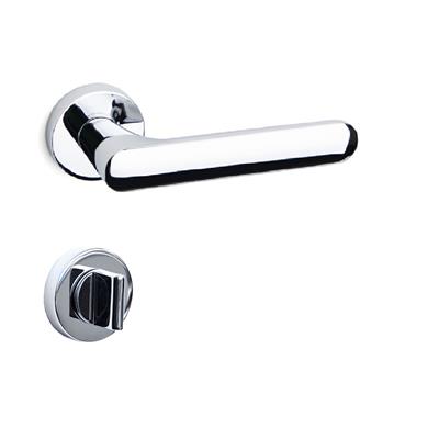 Ellıpse Rozetli Kapı Kolu Takımı Krom Renk