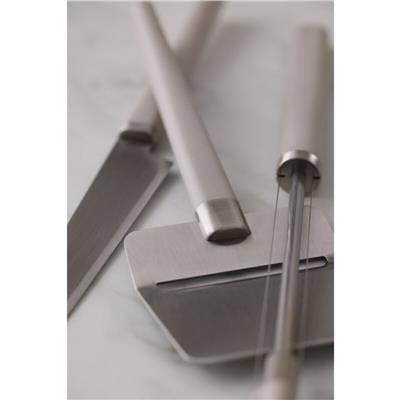 Emma Paslanmaz Çelik Peynir Tutucu Ve Kesici 24 Cm - Gri